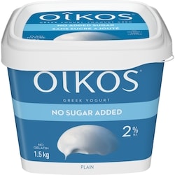 Greek Yogurt, Plain, No Added Sugar, 2% MF