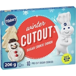 Pillsbury Ready to Bake Winter Cutout Sugar Cookie Dough  206 g, $2.33/100g