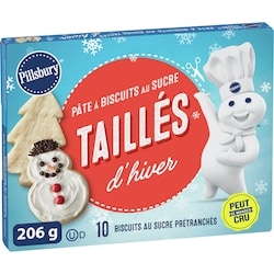 Pillsbury Pâte à biscuits au sucre taillés d'hiver 206 g, 2,57 $/100g
