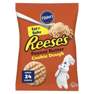 Pillsbury Ready to Bake Cookie Dough Reese Peanut Butter 454 g, $1.21/100g