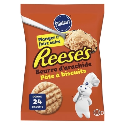 Pillsbury Prêts à cuire Pâte à biscuits Reese's beurre d'arachide 454 g, 1,21 $/100g