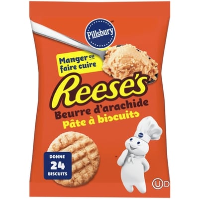 Pillsbury Prêts à cuire Pâte à biscuits Reese's beurre d'arachide 454 g, 0,83 $/100g
