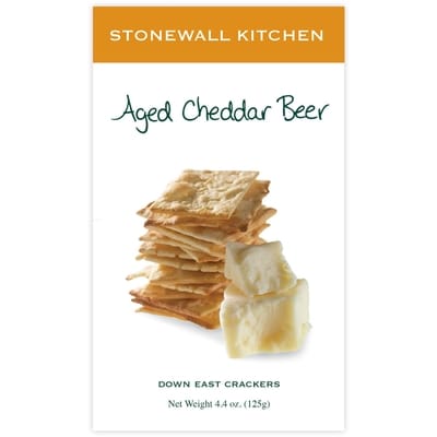 Stonewall Kitchen Aged Cheddar Beer Crackers 142 g, $8.80/100g