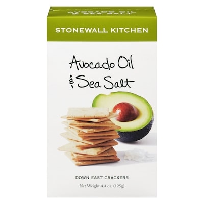 Stonewall Kitchen Down East Crackers Avocado Oil & Sea Salt Avocado Oil & Sea Salt 125 g, $10.00/100g