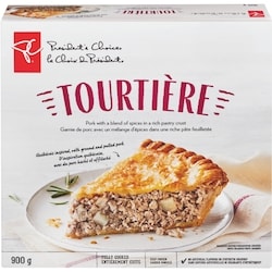 President's Choice Tourtière 900 g, $2.11/100g