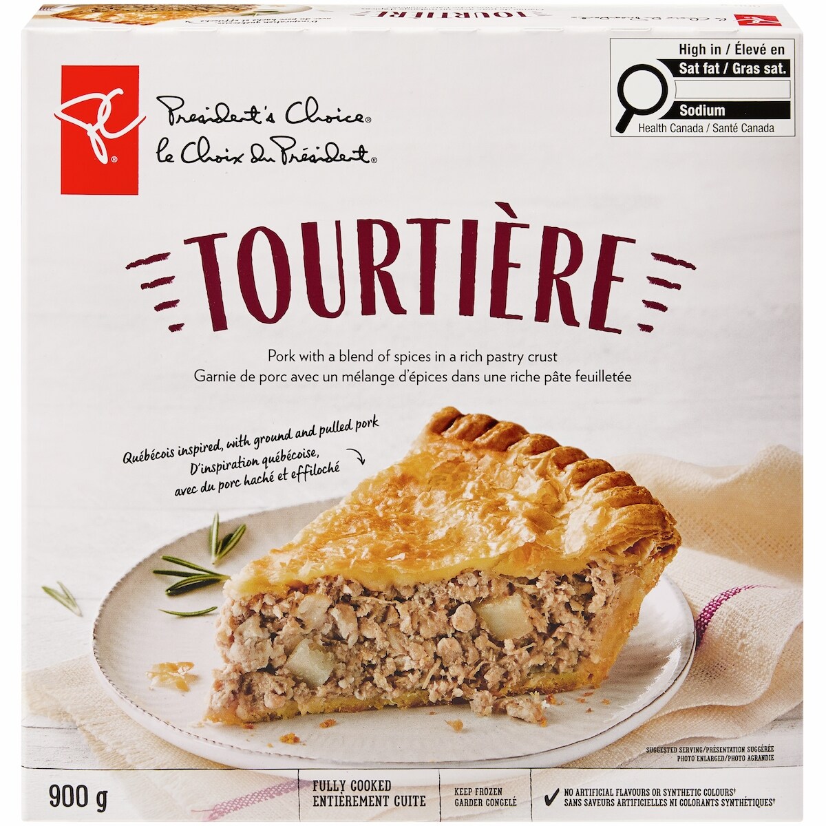 President's Choice Tourtiere