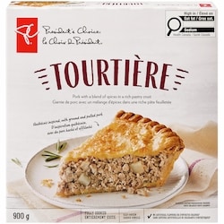 le Choix du Président Tourtière 900 g, 2,00 $/100g