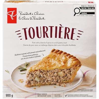 le Choix du Président Tourtière 900 g, 1,89 $/100g