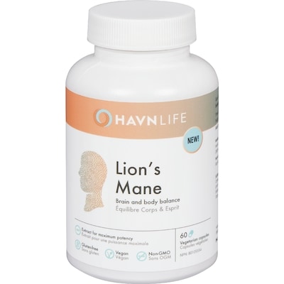 HavnLife Brain And Body Balance Lion's Mane 60 ea, $0.64/1ea