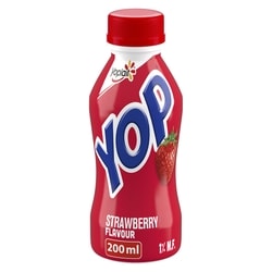 Yoplait Yop 1% Drinkable Yogurt, Strawberry, Yogurt Drink 200 ml, $0.50/100ml