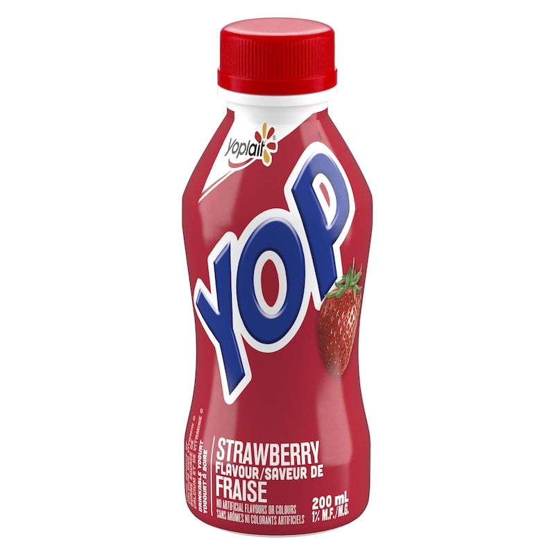 Yop 1% Drinkable Yogurt, Strawberry, Yogurt Drink
