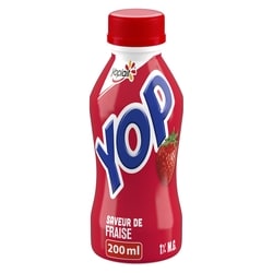 Yoplait Yogourt à boire Yoplait Yop 1 %, fraise, boisson au yogourt 200 ml, 0,65 $/100ml