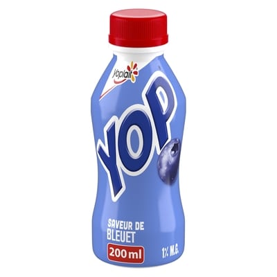 Yoplait Yogourt à boire Yoplait Yop 1 %, bleuet, boisson au yogourt 200 ml, 1,00 $/100ml