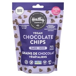 Healthy Crunch Vegan Chocolate Chips, 70% Dark Chocolate - 283 g