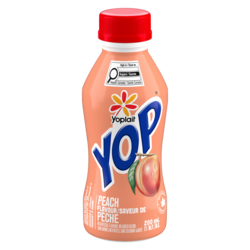 Yoplait Yop 1% Drinkable Yogurt, Peach, Yogurt Drink 200 ml, $0.50/100ml
