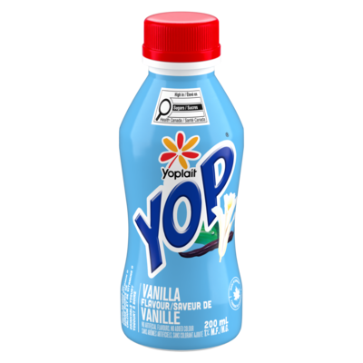 Yoplait Yop 1% Drinkable Yogurt, Vanilla, Yogurt Drink 200 ml, $0.67/100ml