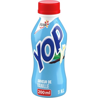 Yoplait Yogourt à boire Yoplait Yop 1 %, vanille, boisson au yogourt 200 ml, 0,50 $/100ml