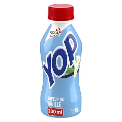 Yoplait Yogourt à boire Yop 1 %, vanille, boisson au yogourt 200 ml, 1,00 $/100ml