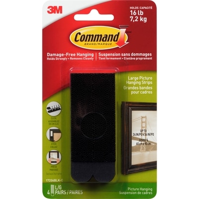3M Large Picture Hanging Strips 1 ea, $6.00/1ea
