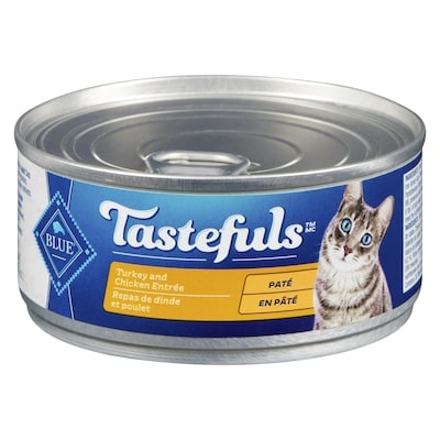 Blue Buffalo Tastefuls Natural Food For Adult Cats Turkey And Chicken Entrée Paté 85 g, $2.69/100g