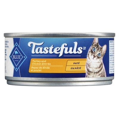 Tastefuls nourriture naturelle pour chats adultes repas de dinde et poulet en pâté