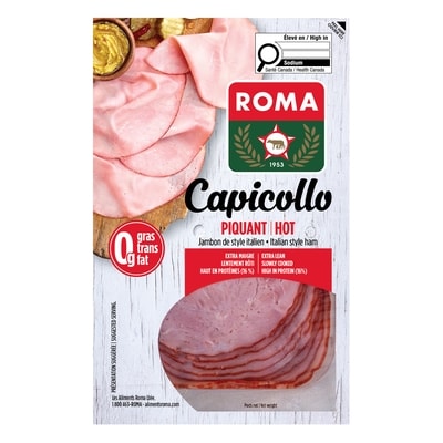 Roma Capicollo Hot Sliced 125 g, $4.79/100g