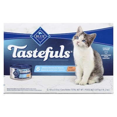 Tastefuls nourriture naturelle pour chatons repas de poulet pour chatons en pâté