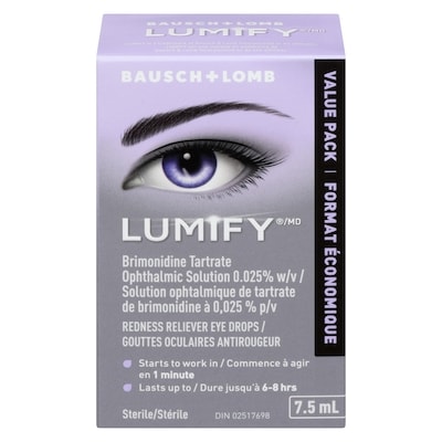 Bausch+Lomb Redness Reliever Eye Drops Value Pack 7.5 ml, $453.20/100ml