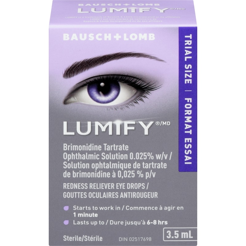 Redness Reliever Eye Drops Trial Size