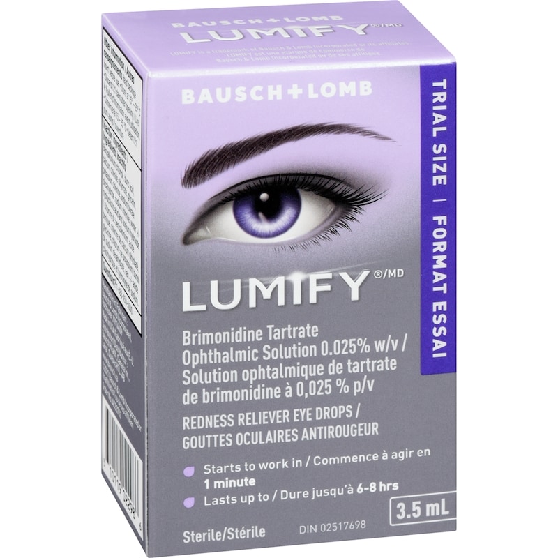 Redness Reliever Eye Drops Trial Size