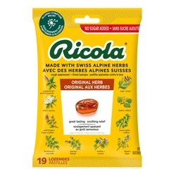 Ricola Original Herb NSA, 19 Count Bag 19 ea, $0.26/1ea