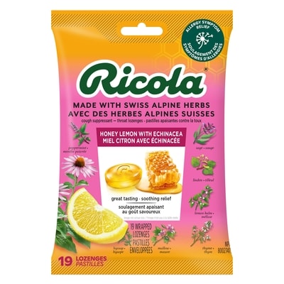 Ricola Miel Citron Echinacea 19ct 19 ea, 0,20 $/1ch