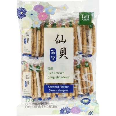 T&T Craquelin de riz aux algues 92 g, 1,95 $/100g