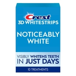 Crest Whitestrips Noticeably White At-Home Teeth Whitening Kit, 10 Treatments 10 ea, $3.40/1ea