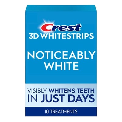 Crest Whitestrips Noticeably White At-Home Teeth Whitening Kit, 10 Treatments 10 ea, $3.20/1ea