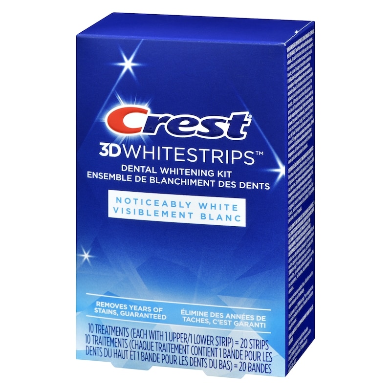 Whitestrips Noticeably White At-Home Teeth Whitening Kit, 10 Treatments