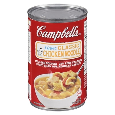 Campbell's Light Classic Chicken Noodle Ready to Serve Soup 515 ml, $0.58/100ml