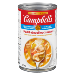 Campbell’s Soupe au poulet et aux nouilles classique légère prête à déguster 515 ml, 0,49 $/100ml