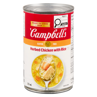Campbell's Herbed Chicken with Rice Ready to Serve Soup 515 ml, $0.37/100ml