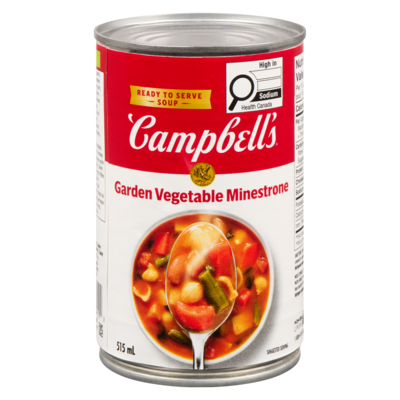 Campbell's Garden Vegetable Minestrone Ready to Serve Soup 515 ml, $0.37/100ml