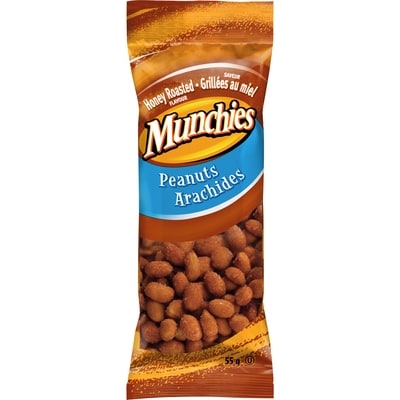 Munchies Arachides, rôties au miel, format collation 12x55.0 g, 0,14 $/100g