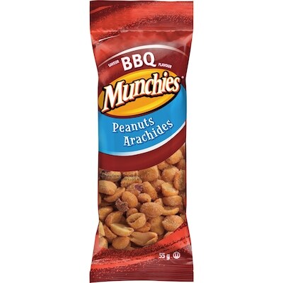 Munchies Arachides, saveur de BBQ, format collation 55 g, 6,85 $/100g