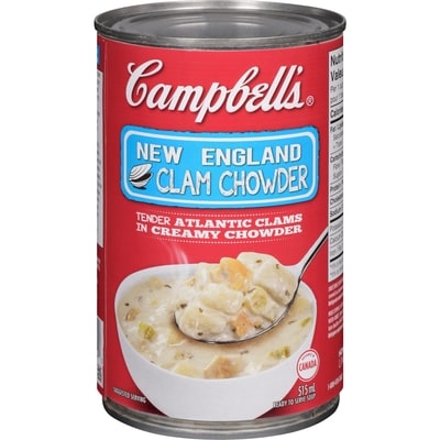 Campbell's New England Clam Chowder Ready to Serve Soup 515 ml, $0.58/100ml