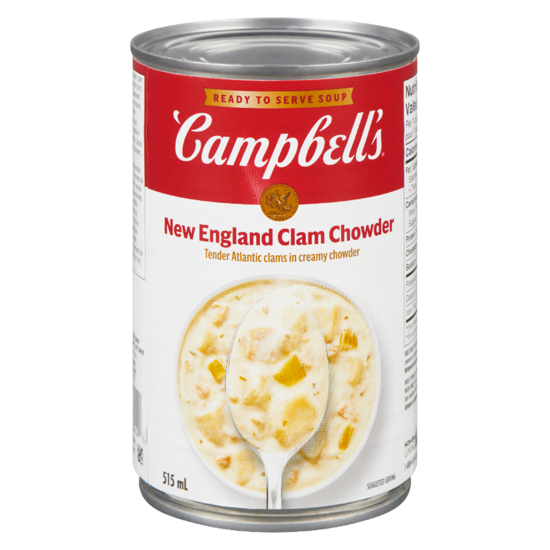 Campbell's New England Clam Chowder Ready to Serve Soup - 515 ml