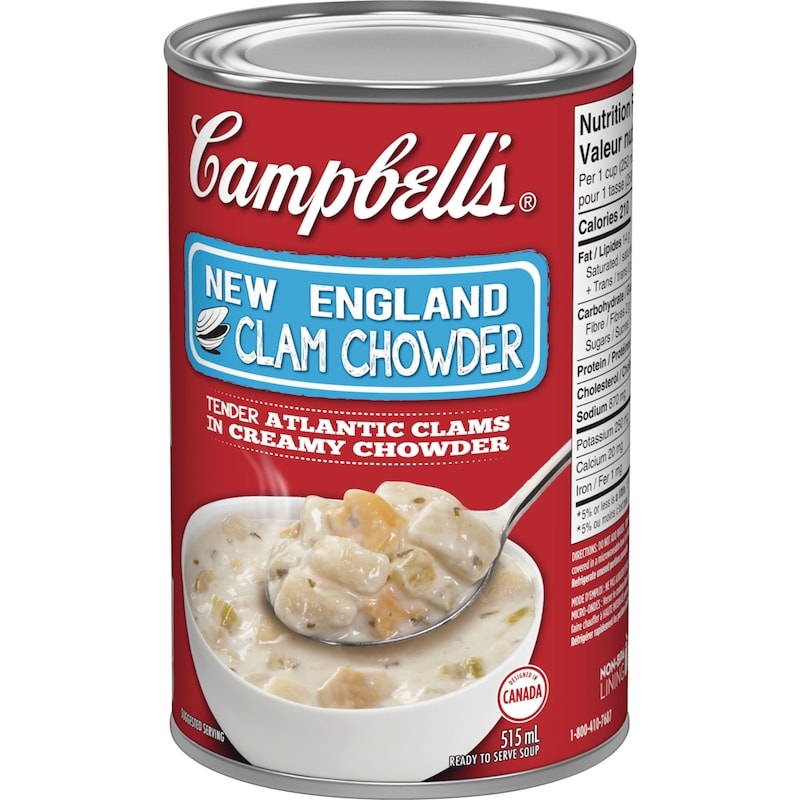 New England Clam Chowder Ready to Serve Soup