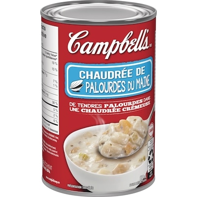 Chaudrée de palourdes du Maine prête à déguster