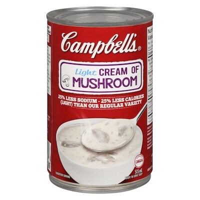 Campbell's Ready To Serve Soup Light Cream Of Mushroom 515 ml, $0.70/100ml