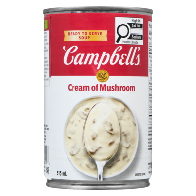 Campbell's Cream of Mushroom Ready to Serve Soup - 515 ml