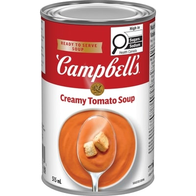 Campbell's Creamy Tomato Ready to Serve Soup 515 ml, $0.37/100ml