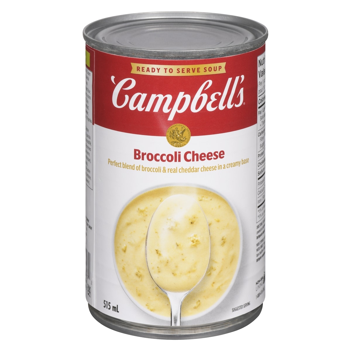 Campbell's Ready To Serve Soup Broccoli Cheese 515 ml, $0.77/100ml